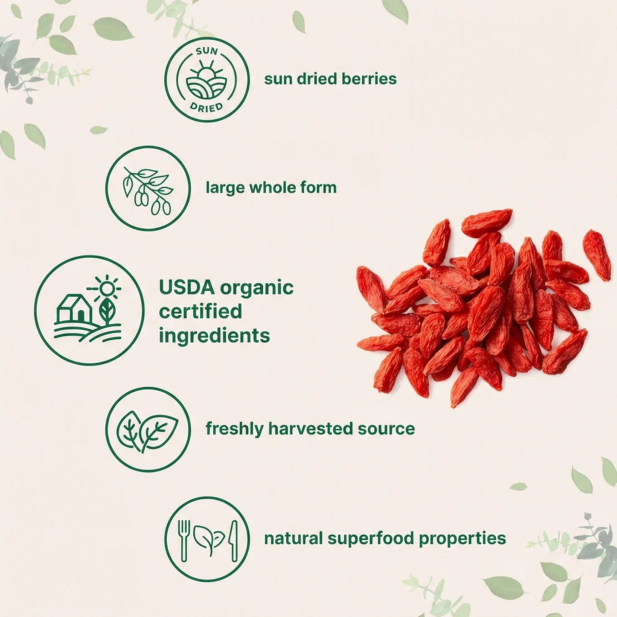 Bio-Himalaya-Goji-Beeren – 10.000 mg Herz- und Leberunterstützung