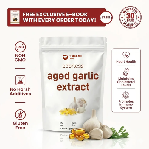 Gereifter Knoblauchextrakt – 7500 mg geruchlose Weichkapseln
